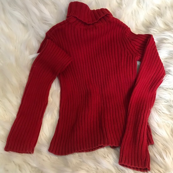 Old Navy Women’s turtleneck red sweater size small - Picture 6 of 6